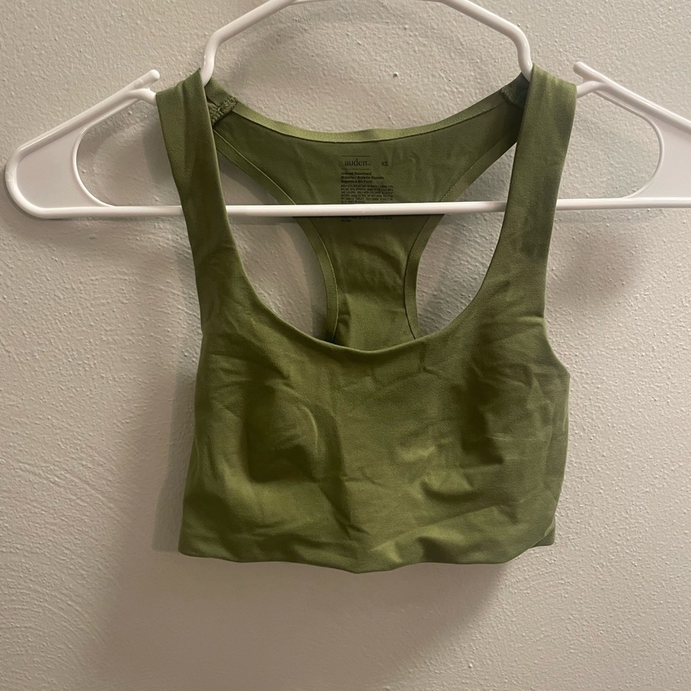 target xs green sports bra